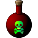 death, poison, skull icon
