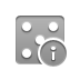 game,dice,info icon
