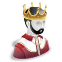 king, royal icon
