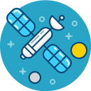 astronomy, gps, satellite, space, transmission svg vector icon