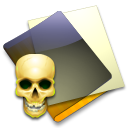 skull,folder icon