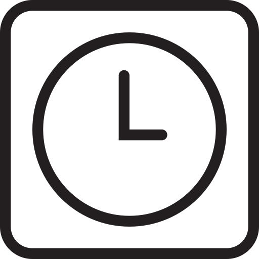 Clock svg vector icon