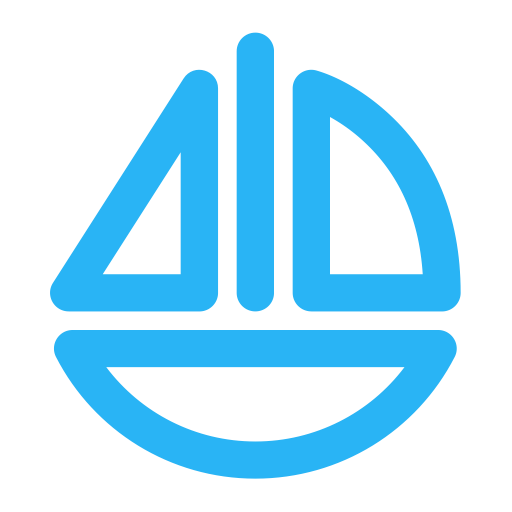 Sailboat svg vector icon