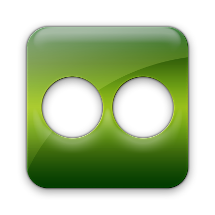 flickr,square icon