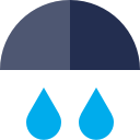 rain, rainfall, rainy svg vector icon