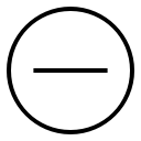 dashboard, delete, minus, remove svg vector icon