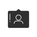 instagram, notification, tag, tagged photots svg vector icon