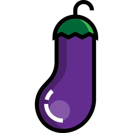 Eggplant svg vector icon