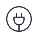 cable, electronic, plugin, technology svg vector icon
