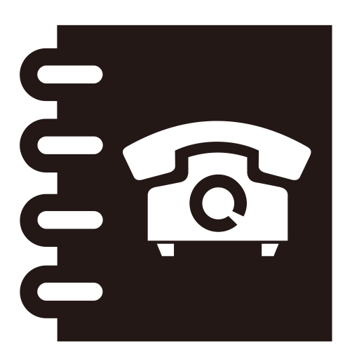 Telephone Book svg vector icon