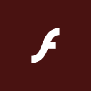 adobe, flashplayer, square svg vector icon
