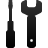 wrench,plus icon