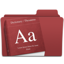 dictionary, folder icon