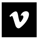 square, vimeo svg vector icon