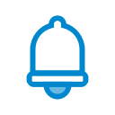 alarm, alert, bell, notification svg vector icon