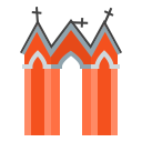 break, church, halloween, holidays, religion svg vector icon