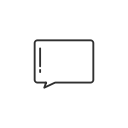 comment, facebook, fb, message svg vector icon