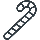 candy, christmas, stick, sweet svg vector icon