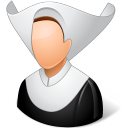 catholic, nun icon