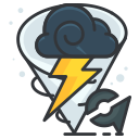 game, go, play, pokemon, storm, weather svg vector icon