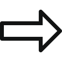 arrow, arrow right, border, right, stroke, stroke arrow, stroke arrow right svg vector icon