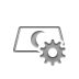 silver,gear icon