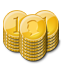 base, coin, gold, stacks icon
