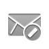 envelope,cancel icon