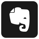 evernote, media, social svg vector icon