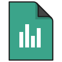 chart, diagram, documents, file, graph, report, statistics svg vector icon