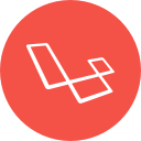 circle, laravel, programming, round svg vector icon