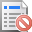 data, delete icon