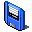 blue,zip icon