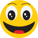 avatar, face, happy, smiley svg vector icon
