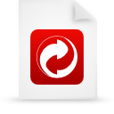document, file, paper, red icon