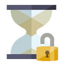hourglass,lock,open icon