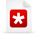 file,document,paper,red icon