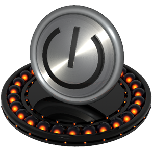 power,off,orange icon