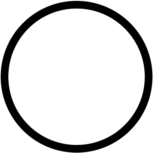 Circle svg vector icon