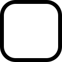 rectangle, rounded, shape svg vector icon