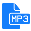document, file, mp3 svg vector icon