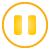 basic, button, pause icon