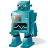 automatic, automatic machine, automaton, classic, machine, machine gun, robot, shadow, with icon