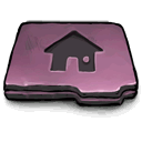 purple,home icon