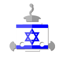 bot, flag, il, israel, robot, telegram svg vector icon
