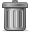 delete, trash icon