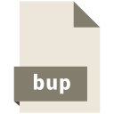 bup, file, format svg vector icon