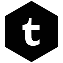 tumblr svg vector icon