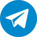 circle, messenger, round , telegram svg vector icon