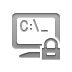 terminal,lock icon